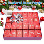 Calendario dell'Avvento con puzzle natalizi da 1000 pezzi - Regalo di Natale