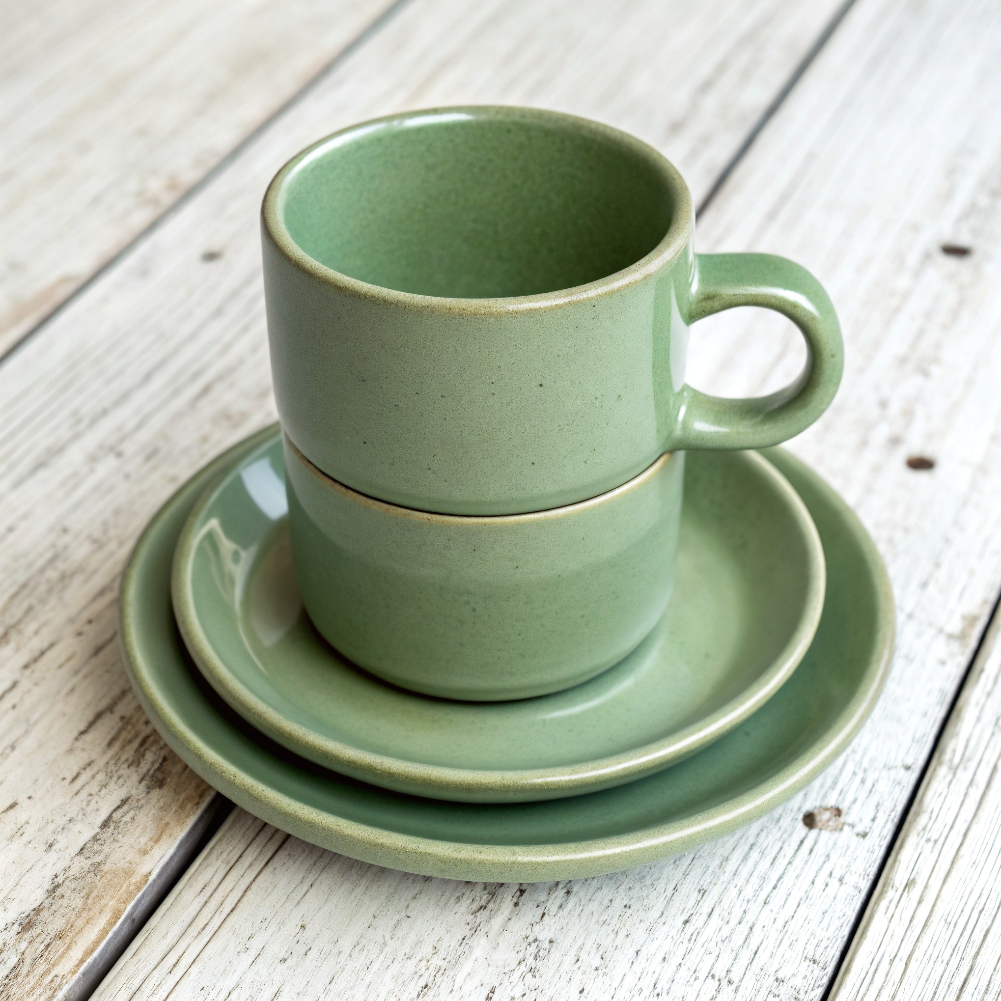 Sperindei Tazza Espresso Modulare — vista frontale tre quarti da livello occhi
