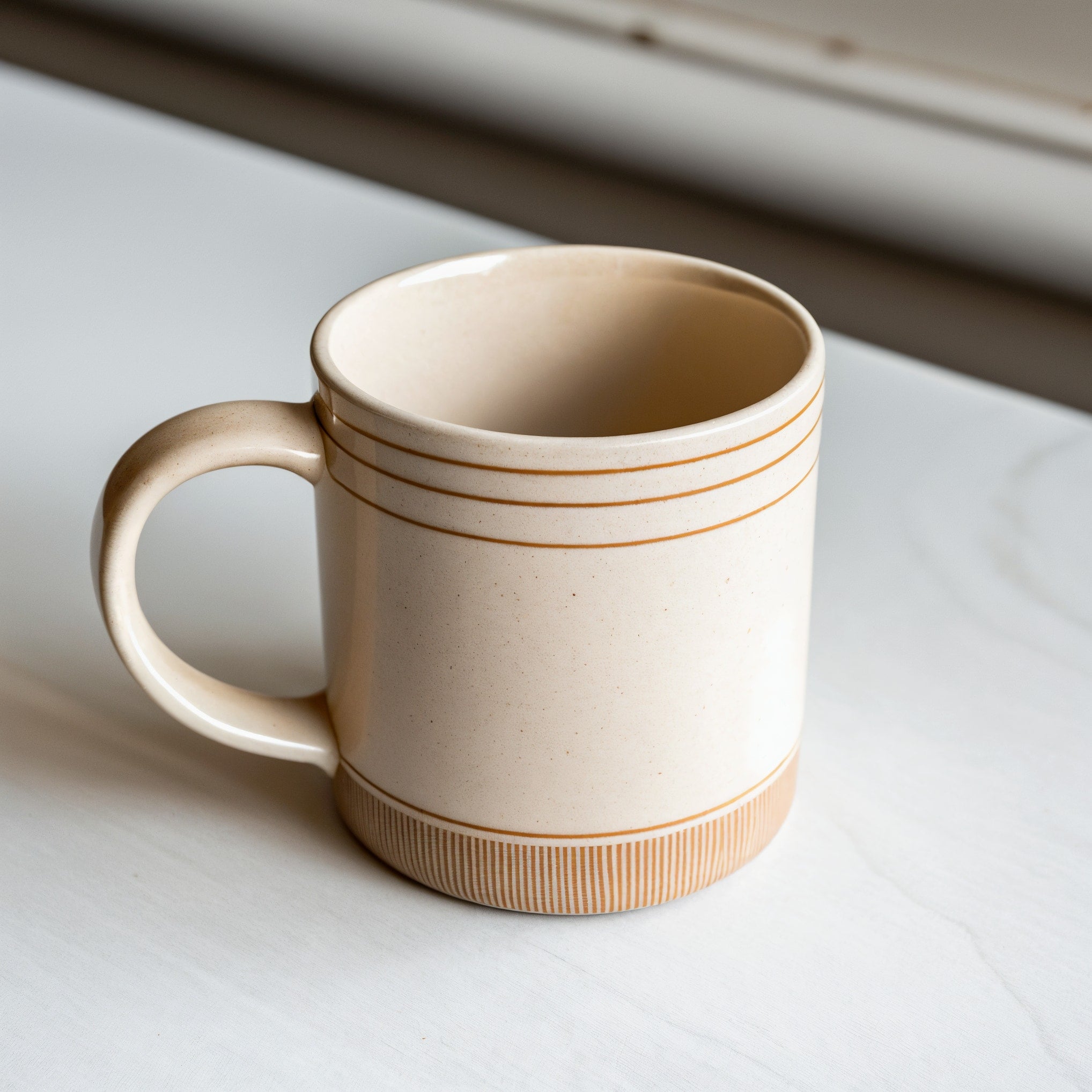 Sperindei Moka Tazza Minimal — vista frontale tre quarti da livello occhi