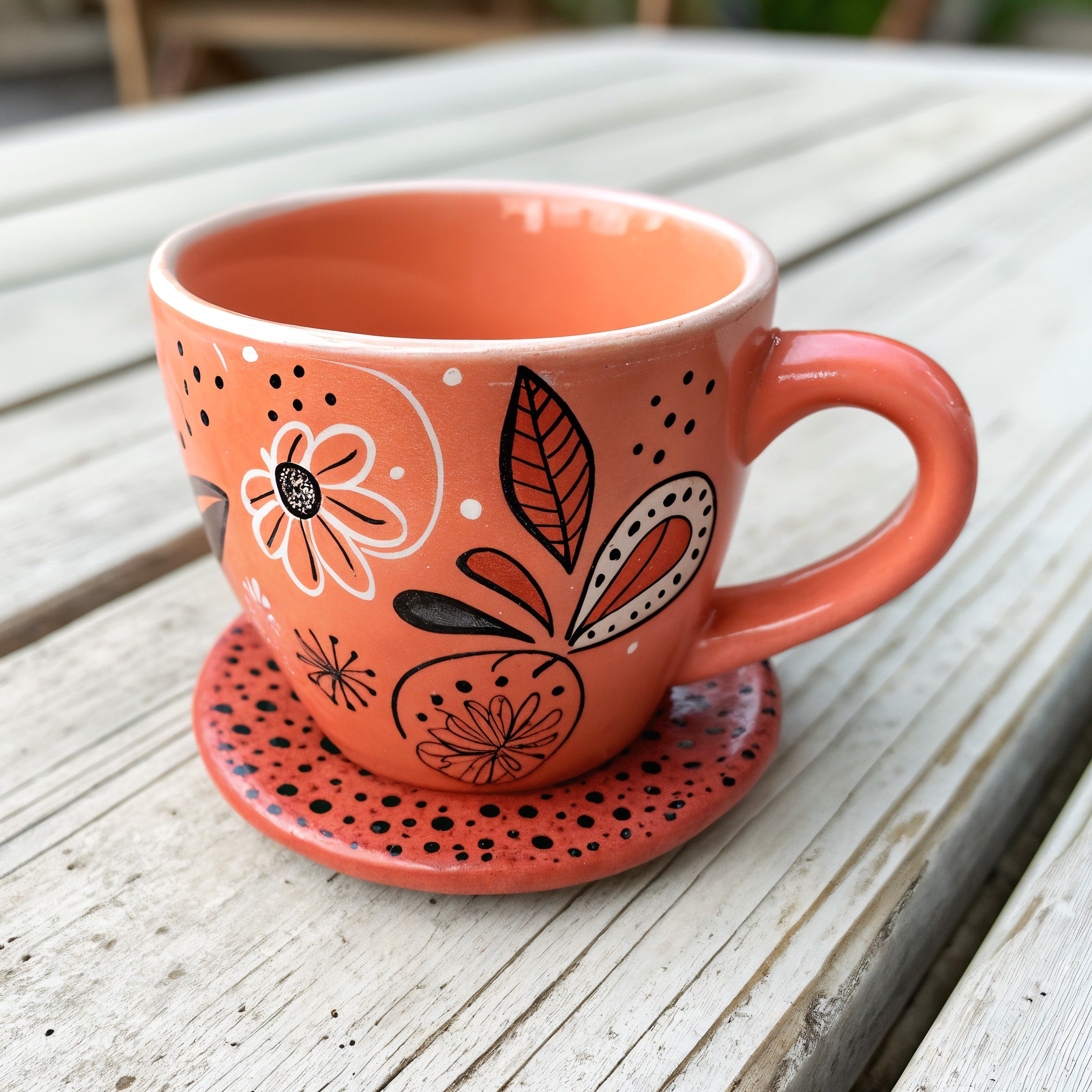 Sperindei Tazza Espresso Artistica — vista frontale a tre quarti