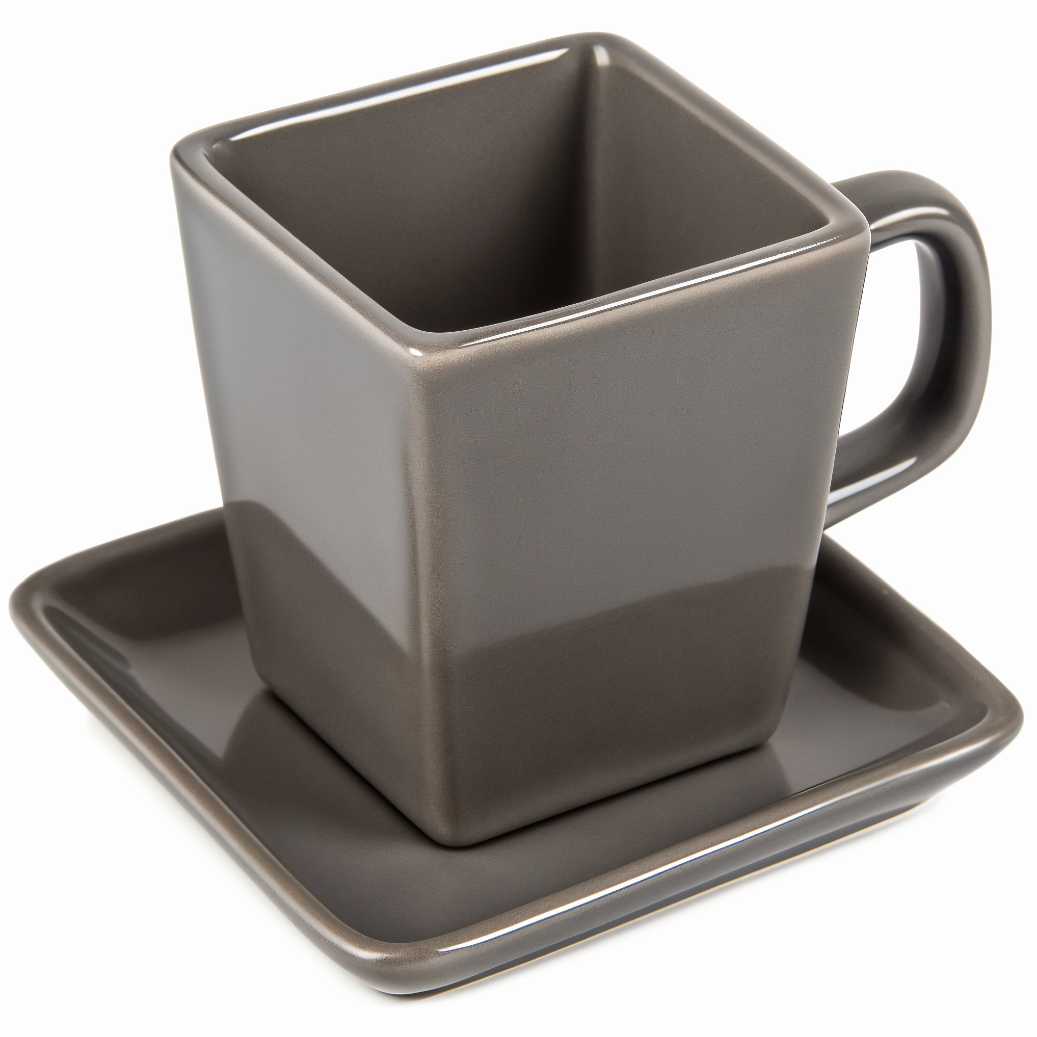 Tazza Espresso Rettangolare Sperindei — vista frontale tre quarti da livello degli occhi