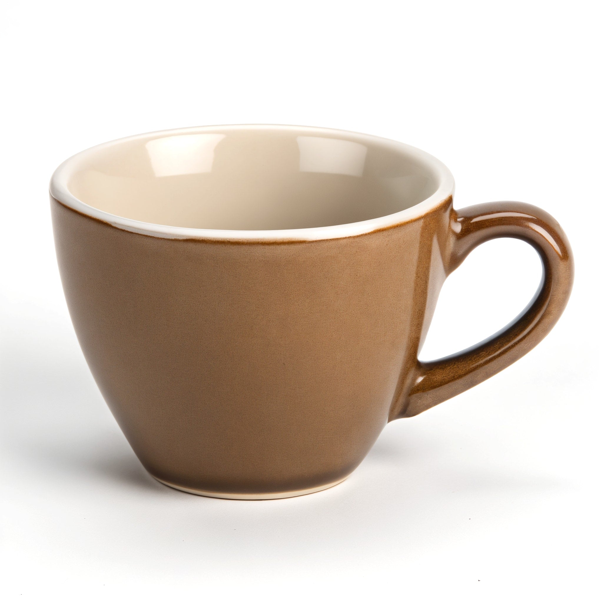 Sperindei Tazza Espresso Curve — vista frontale a tre quarti da livello degli occhi