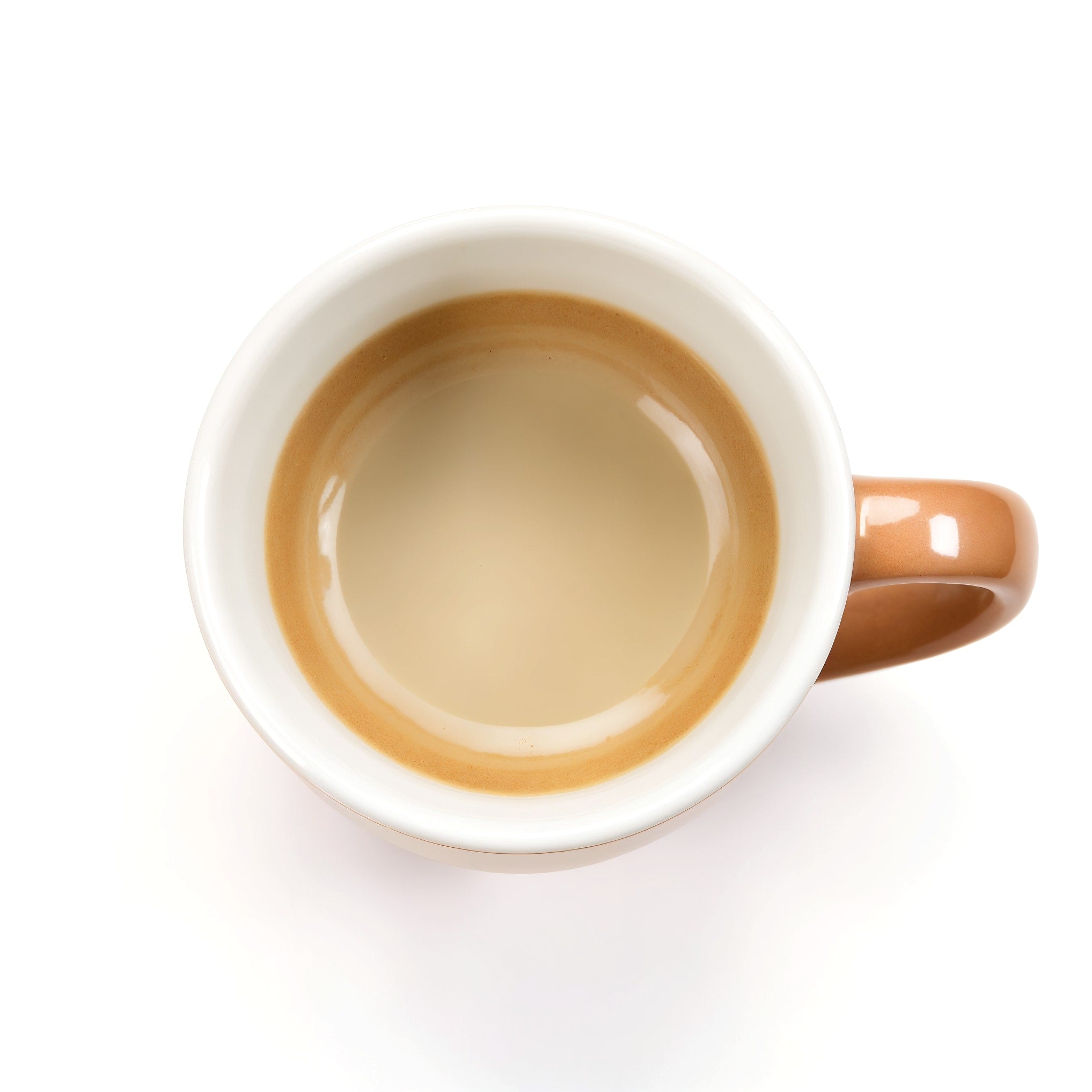 Tazza espresso in ceramica opaca — vista dall'alto