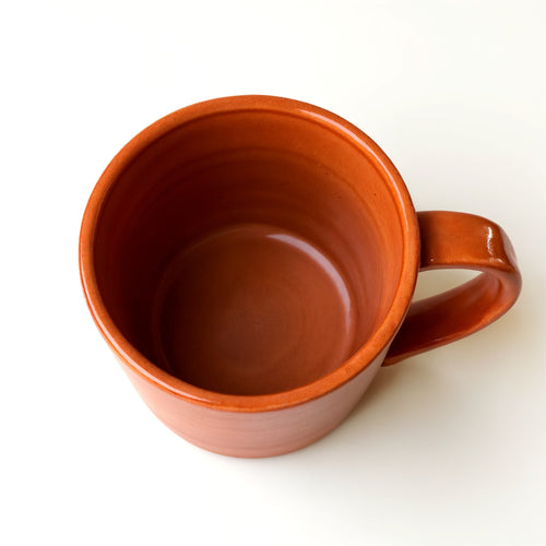 Sperindei Moka Tazza Rustica — vista dall'alto, interno visibile
