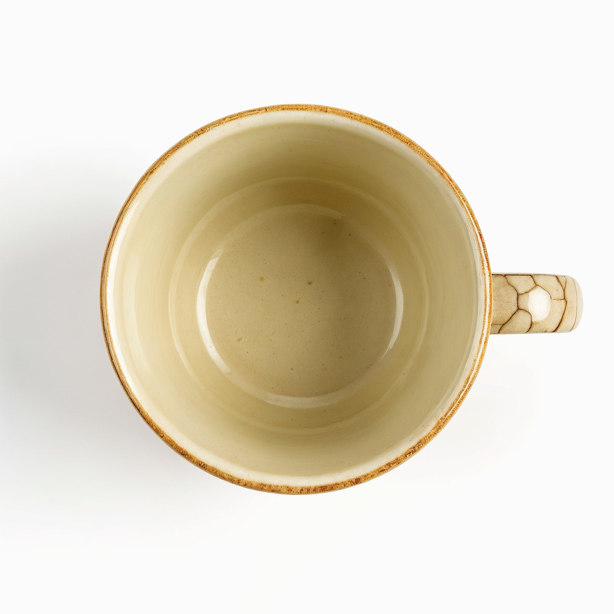 Sperindei Tazza Espresso Vintage — vista dall'alto con interno visibile