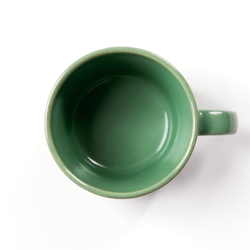 Tazza da caffè Moka Zen — vista dall'alto, interno della tazza visibile
