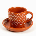 Tazza Espresso Onda — profilo laterale, silhouette completa