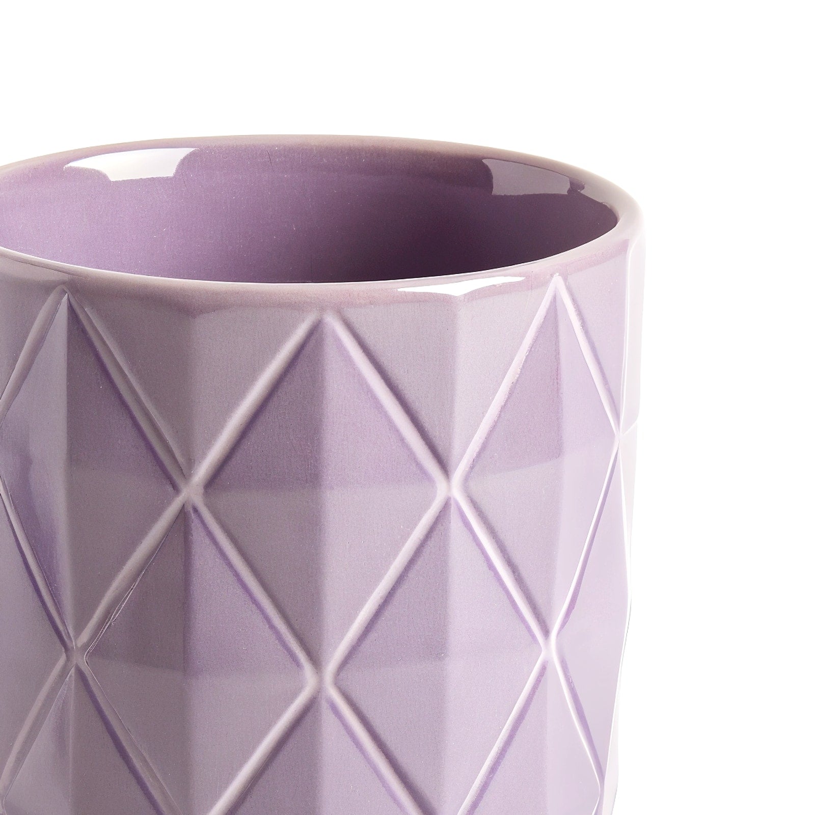 Sperindei Moka Tazza Geometrica — dettaglio macro del bordo e manico