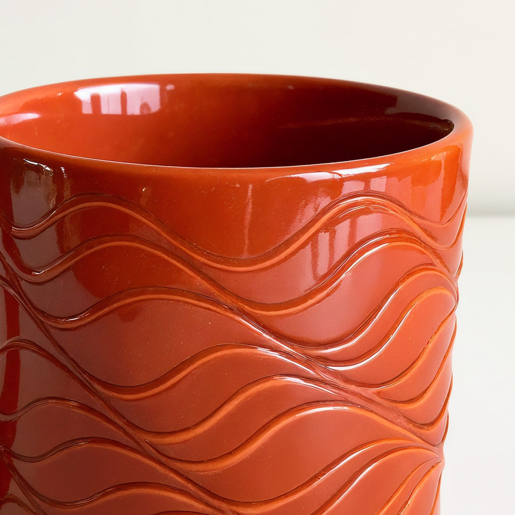 Sperindei Moka Tazza Onda — dettaglio macro del bordo