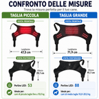 Manica indossabile per fototerapia a luce rossa per cani, utilizzata per la cura a domicilio della parte bassa della sch