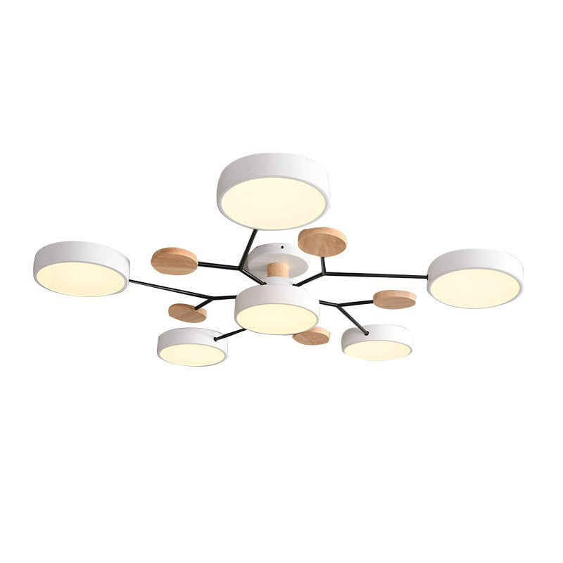 Lampada da soffitto LED scandinava dal design molecolare con luce d'ambiente moderna