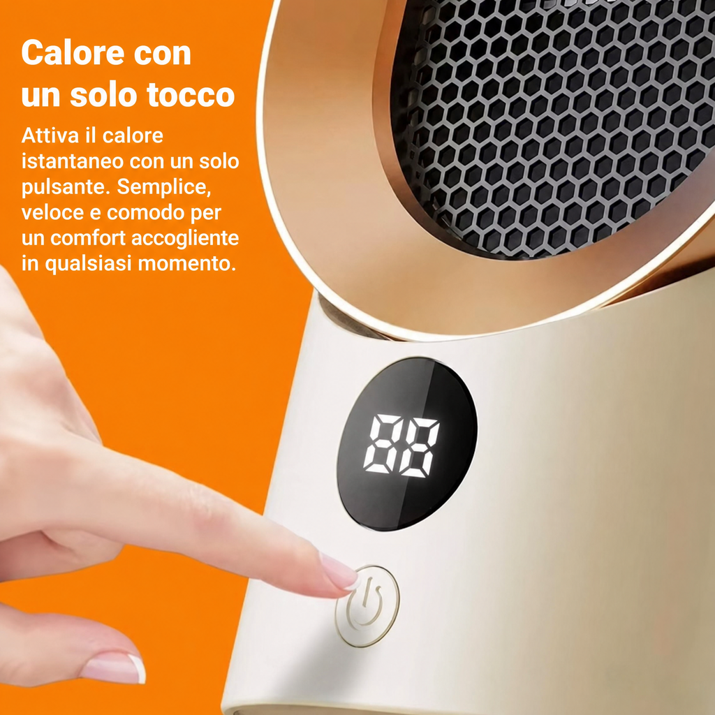 Stufa elettrica a risparmio energetico per stanze piccole