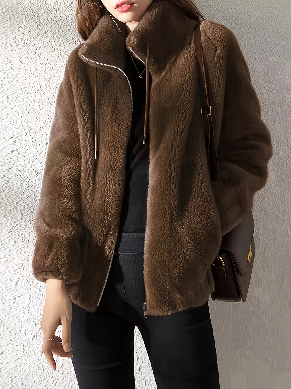 Giacca Fleurie Teddy: comoda ed elegante per le giornate fredde