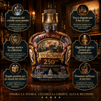 Decanter per whiskey decorativo in cristallo senza piombo