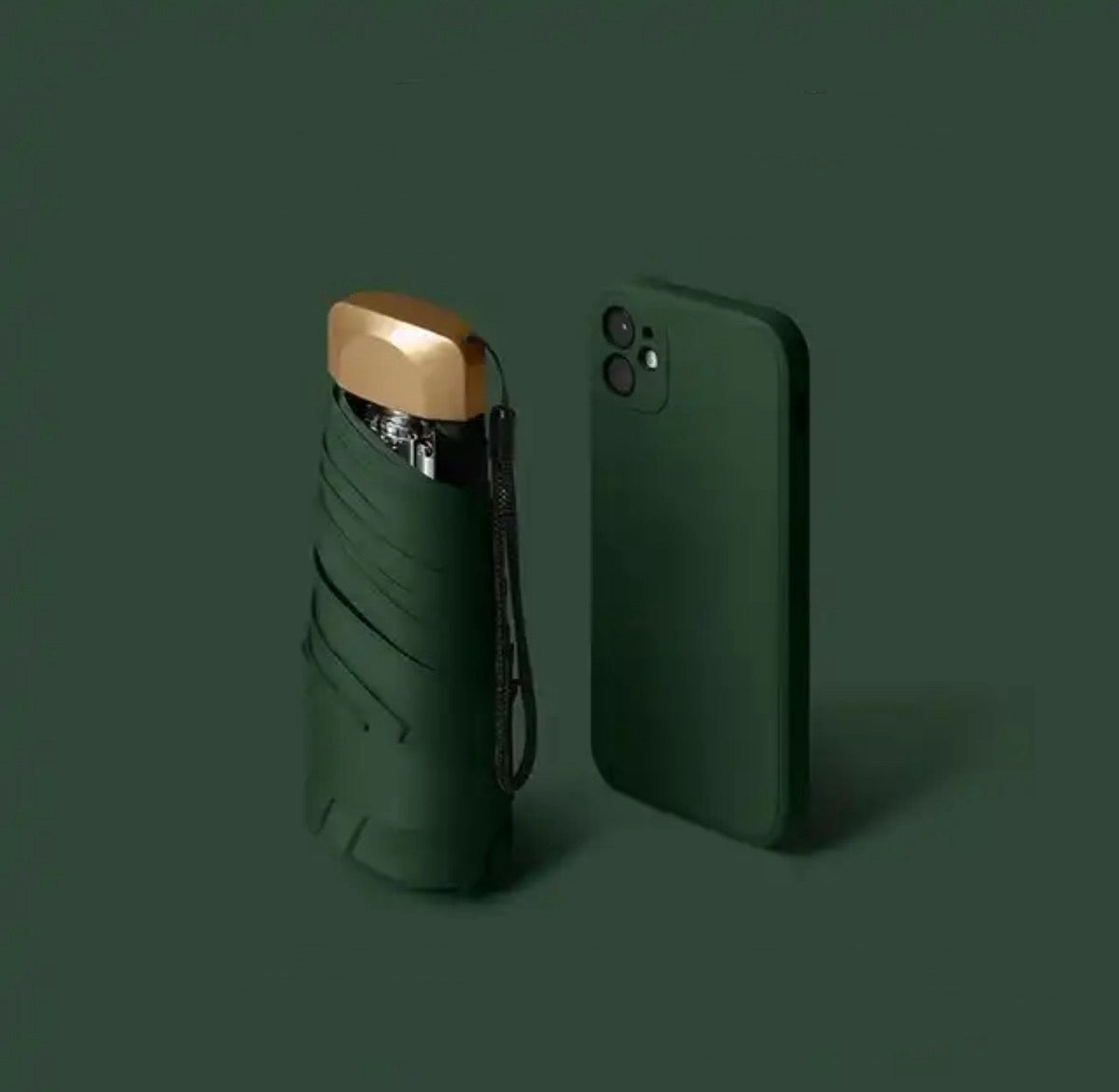 Mini ombrello compatto | Protezione portatile dalla pioggia e dal sole quando sei in movimento