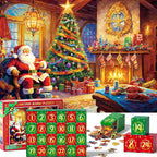 Calendario dell'Avvento con puzzle natalizi da 1000 pezzi - Regalo di Natale