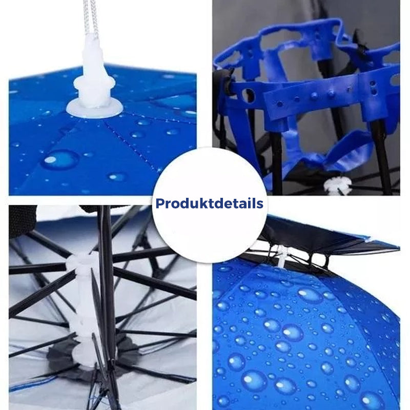 Cappello ombrello antipioggia per pesca e giardinaggio