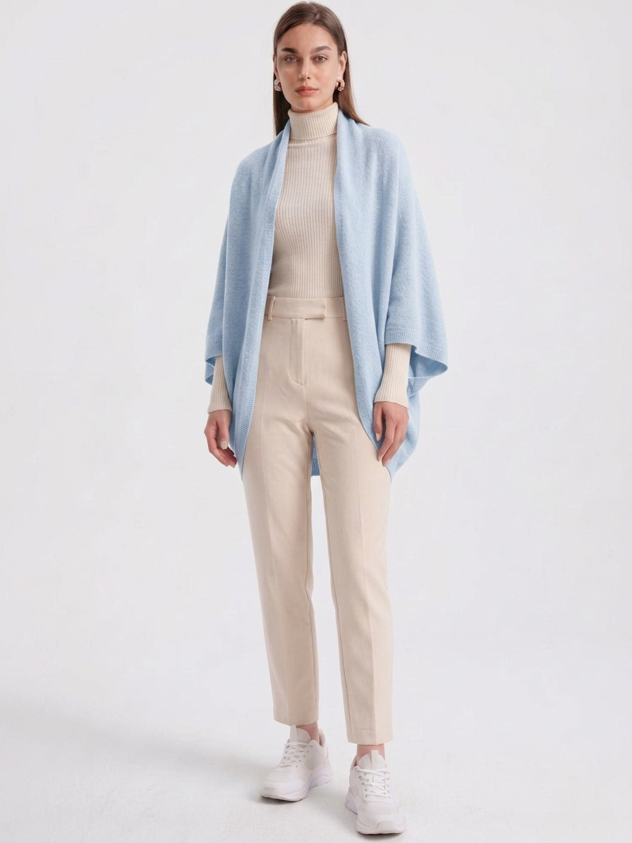 Cosy Wool Wrap - Gilet da donna