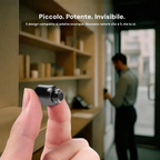 Mini telecamera wireless nascosta con audio per videosorveglianza domestica