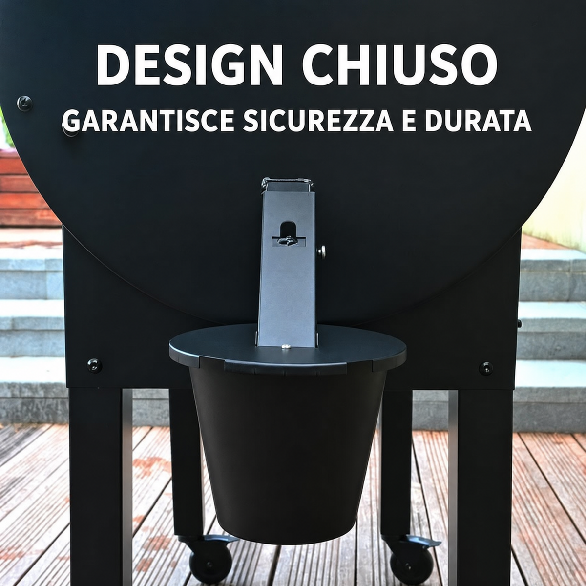 Raccoglitore di grasso per barbecue migliorato