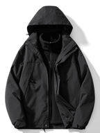 Giacca 3 in 1 impermeabile da donna - Inverno in pile rilassato