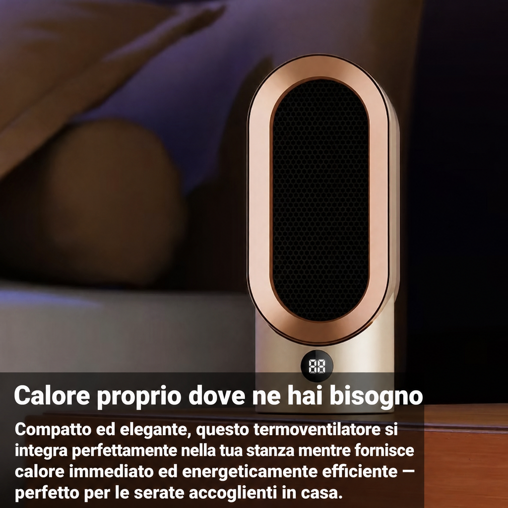 Stufa elettrica a risparmio energetico per stanze piccole