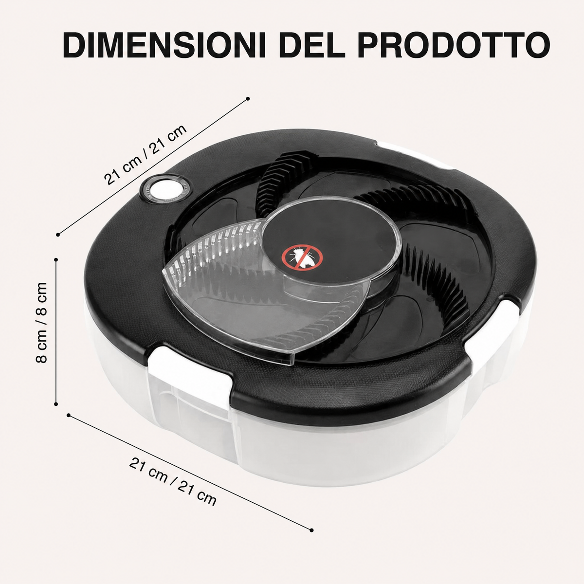 Trappola elettrica per mosche
