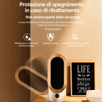 Stufa elettrica a risparmio energetico per stanze piccole