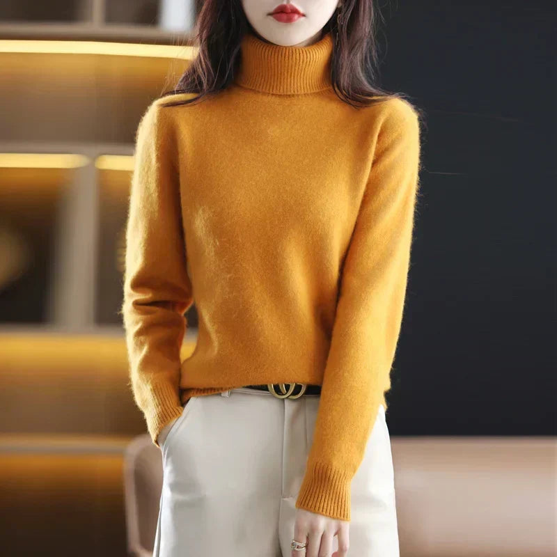 Maglione Dolcevita 100% Cashmere - Eleganza e Morbidezza Senza Tempo