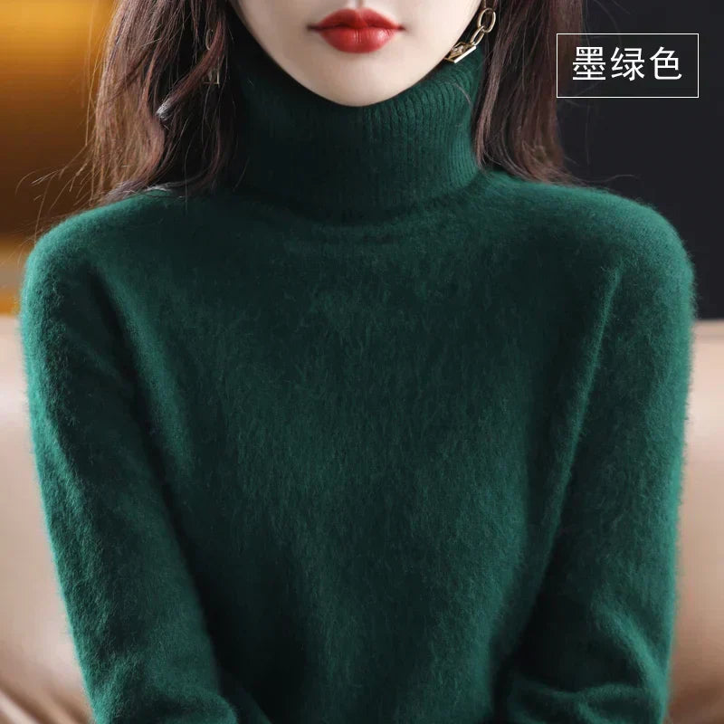 Maglione Dolcevita 100% Cashmere - Eleganza e Morbidezza Senza Tempo
