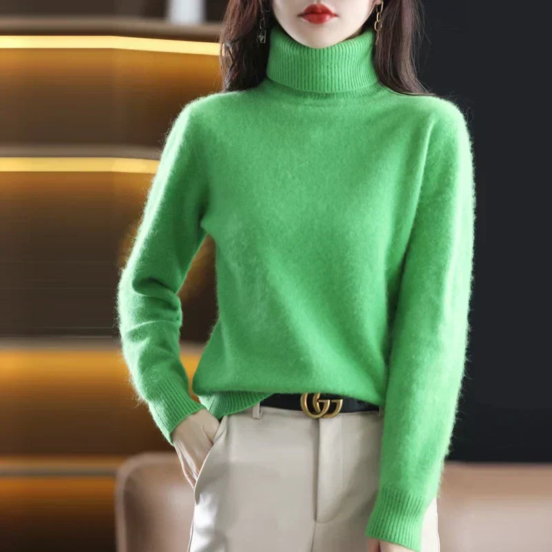 Maglione Dolcevita 100% Cashmere - Eleganza e Morbidezza Senza Tempo