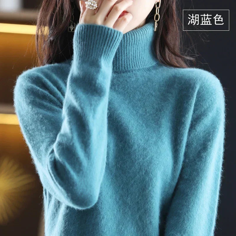 Maglione Dolcevita 100% Cashmere - Eleganza e Morbidezza Senza Tempo