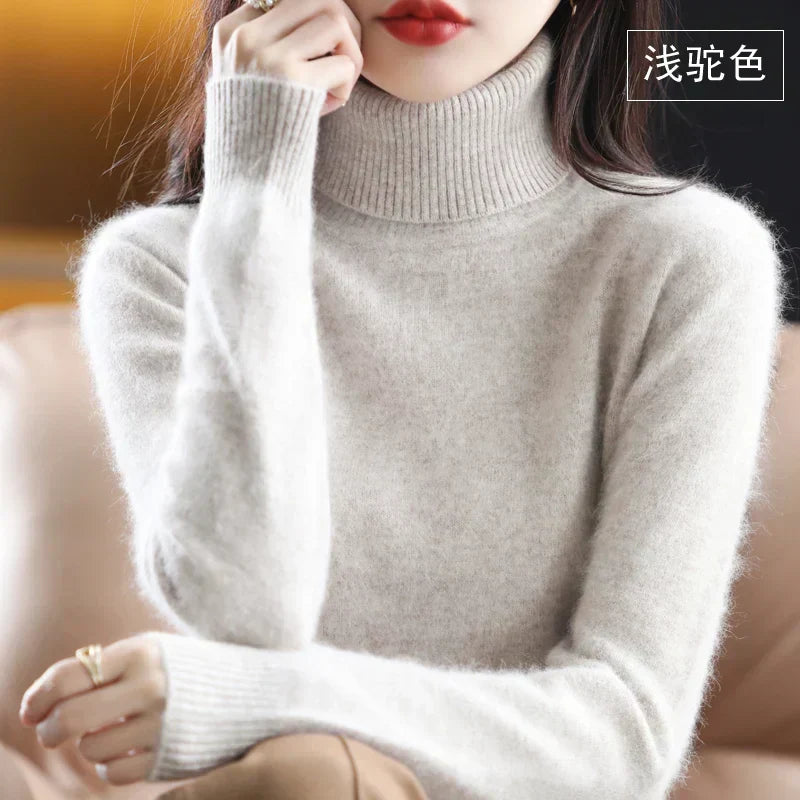 Maglione Dolcevita 100% Cashmere - Eleganza e Morbidezza Senza Tempo