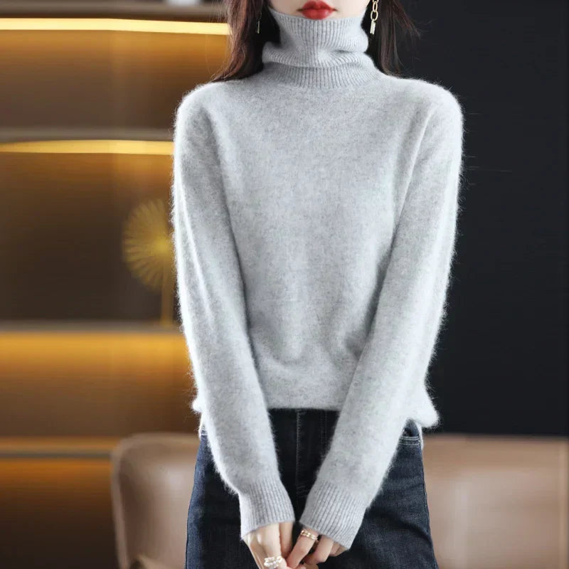 Maglione Dolcevita 100% Cashmere - Eleganza e Morbidezza Senza Tempo