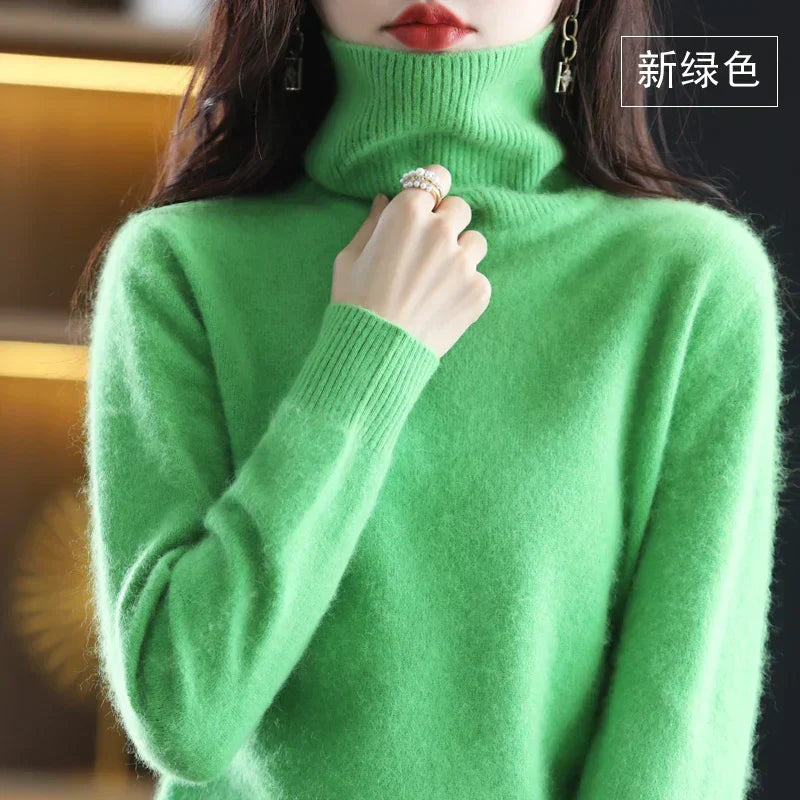 Maglione Dolcevita 100% Cashmere - Eleganza e Morbidezza Senza Tempo