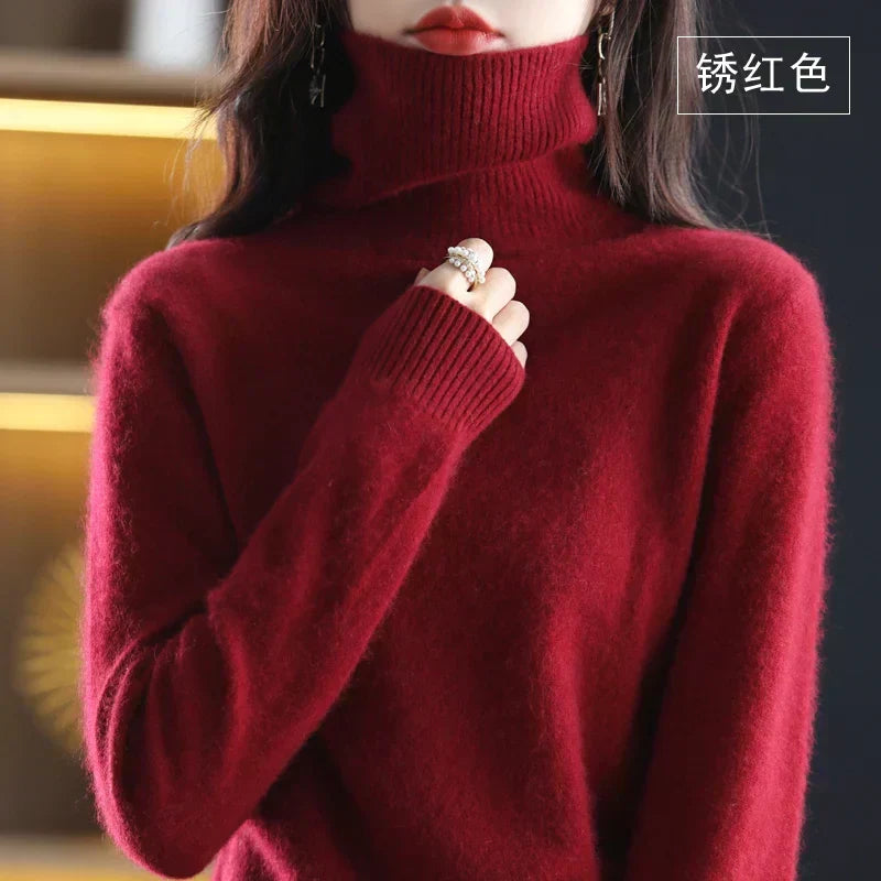 Maglione Dolcevita 100% Cashmere - Eleganza e Morbidezza Senza Tempo