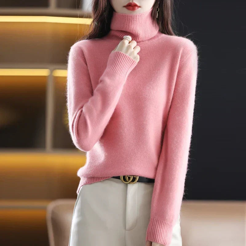 Maglione Dolcevita 100% Cashmere - Eleganza e Morbidezza Senza Tempo