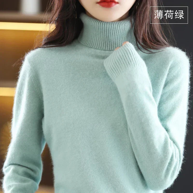 Maglione Dolcevita 100% Cashmere - Eleganza e Morbidezza Senza Tempo