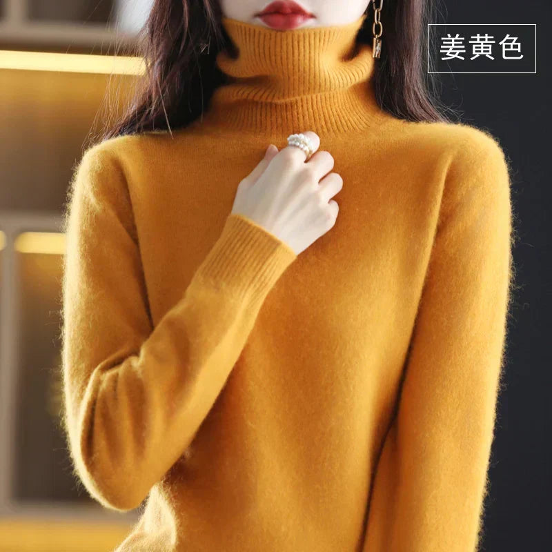 Maglione Dolcevita 100% Cashmere - Eleganza e Morbidezza Senza Tempo