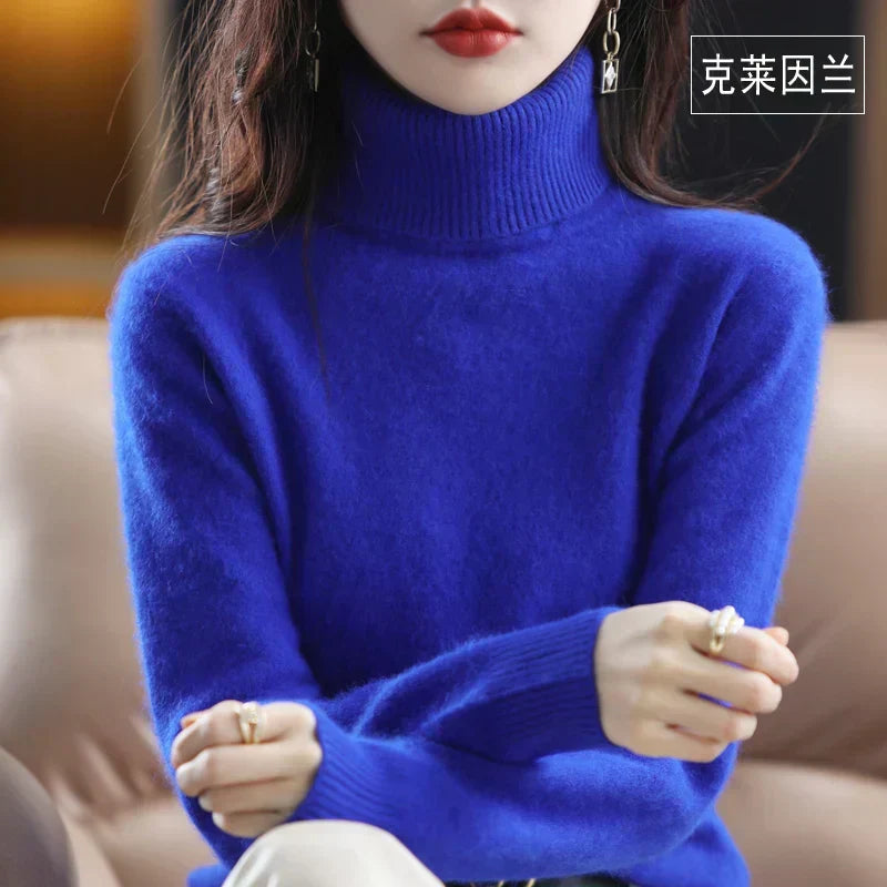 Maglione Dolcevita 100% Cashmere - Eleganza e Morbidezza Senza Tempo