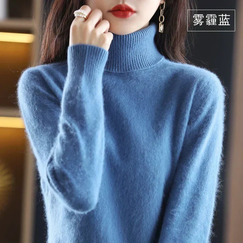 Maglione Dolcevita 100% Cashmere - Eleganza e Morbidezza Senza Tempo