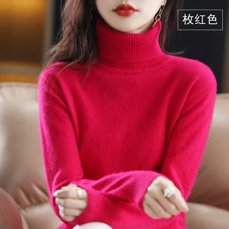 Maglione Dolcevita 100% Cashmere - Eleganza e Morbidezza Senza Tempo