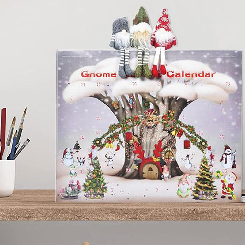 Calendario dell'Avvento degli Gnomi di Natale 2024