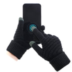 Guanti touchscreen in lana super morbida