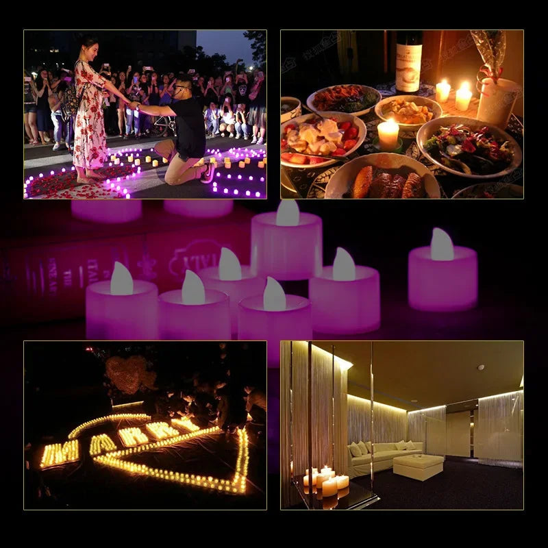 Candele Tealight a LED senza fiamma