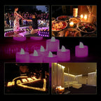 Candele Tealight a LED senza fiamma