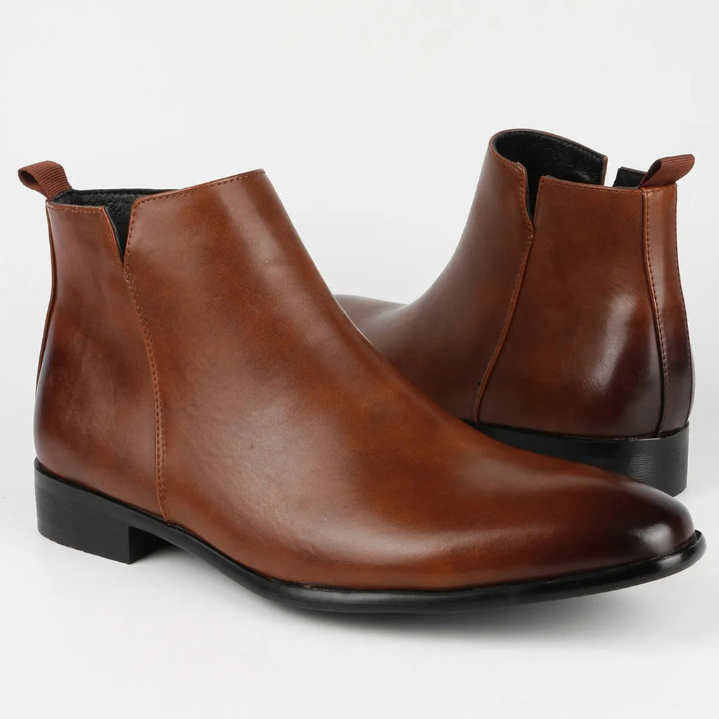 Stivali eleganti in pelle Aurelia Chelsea da uomo, eleganti