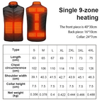 Gilet riscaldati per l'inverno, Gilet riscaldato da uomo con batteria, Gilet riscaldato da donna con 3 impostazioni di calore, Ricaricabile tramite USB