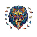 Puzzle 3D con animali in legno