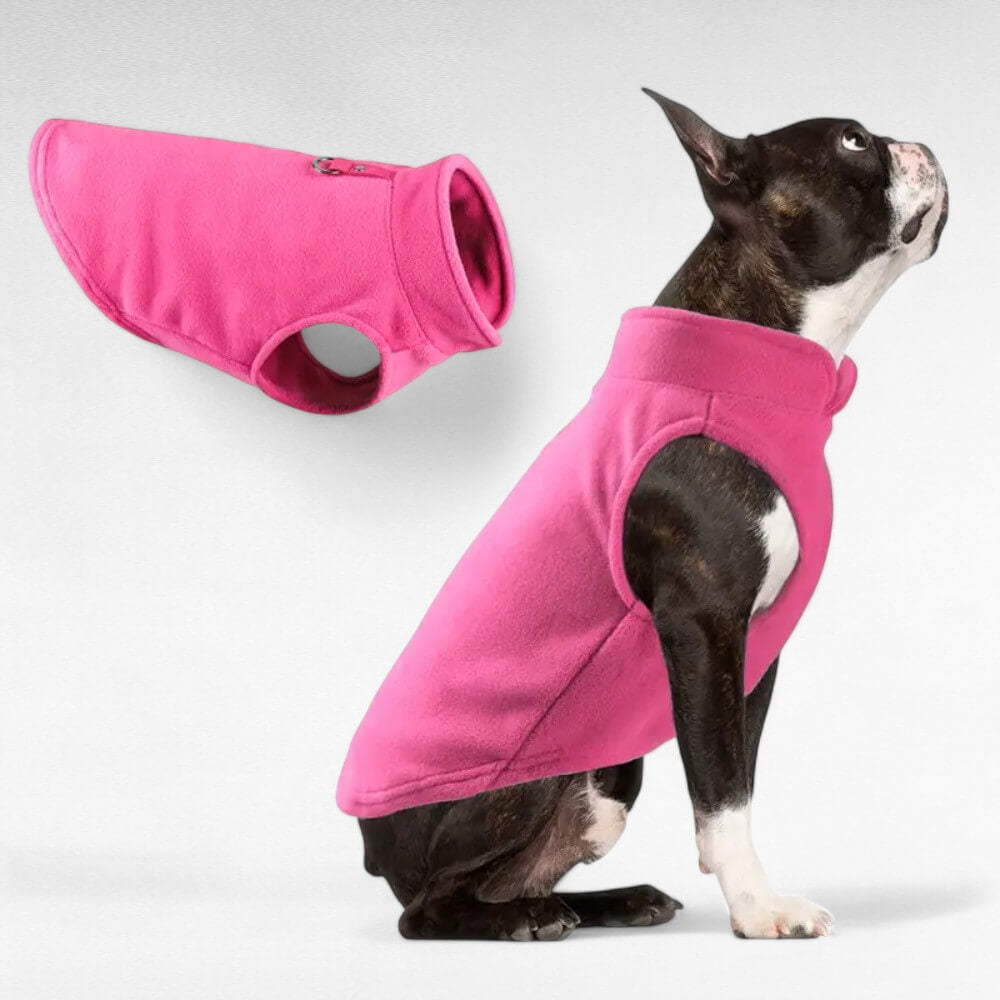 Gilet per cani in pile caldo e accogliente